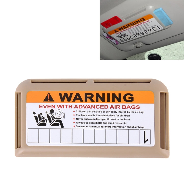 Multi-purpose Car Visor Organizer, Sun Shade Card Storage Pouch Bag