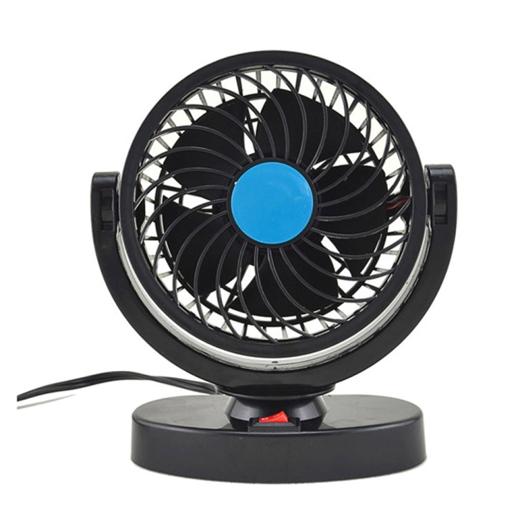HUXIN HX-T305 3W 360 Degree Adjustable Rotation Low Noise Mini Electric Car Fan, DC 12V, HX-T305