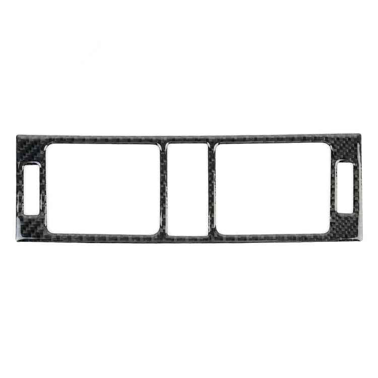 Car Dashboard Air Conditioning Frame Carbon Fiber Decorative Sticker for Mercedes-Benz W204 2007-2013
