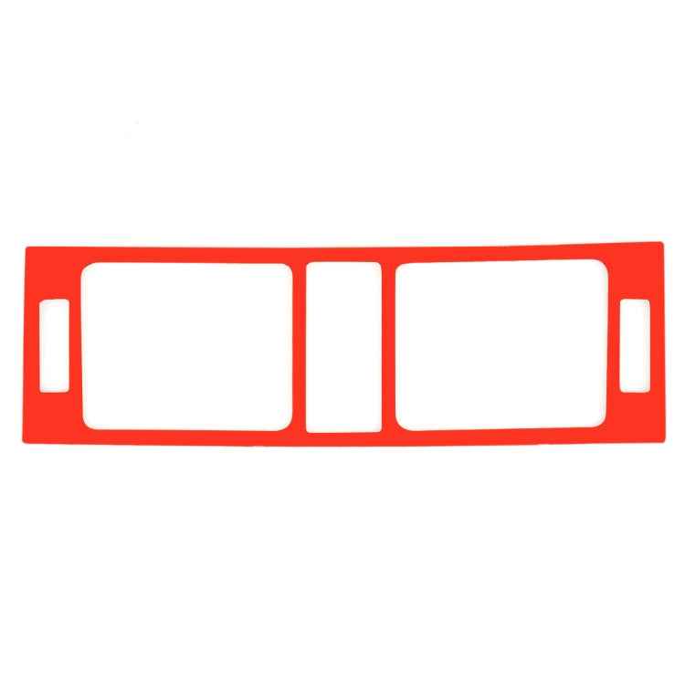 Car Dashboard Air Conditioning Frame Carbon Fiber Decorative Sticker for Mercedes-Benz W204 2007-2013