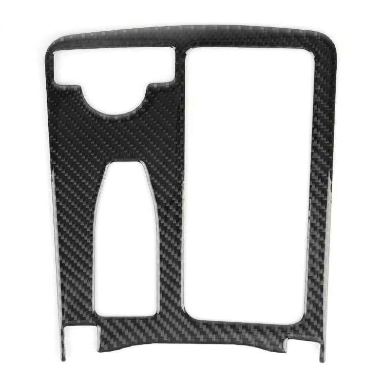 Car Left Drive Water Cup Panel Carbon Fiber Decorative Sticker for Mercedes-Benz W204 2007-2013