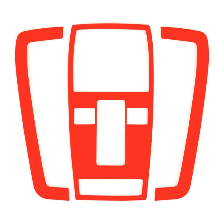 3 pegatinas decorativas de fibra de carbono para el panel de luz de techo delantero de coche, para Mercedes-Benz W204 (2007-2013).