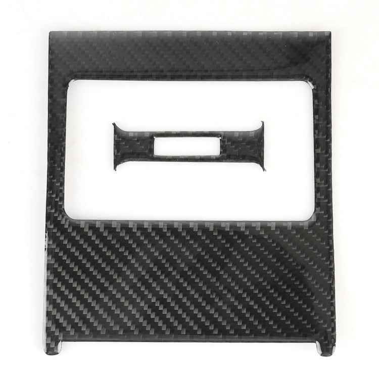 2 PCS Car Rear Air Outlet Frame Carbon Fiber Decorative Sticker for Mercedes-Benz W204 2007-2013