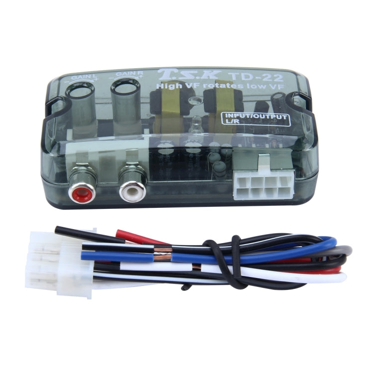 TSK TD-22 Car Stereo Speaker Level Converter, High VF Rotates Low VF, Car High VF Rotates Low VF Converter