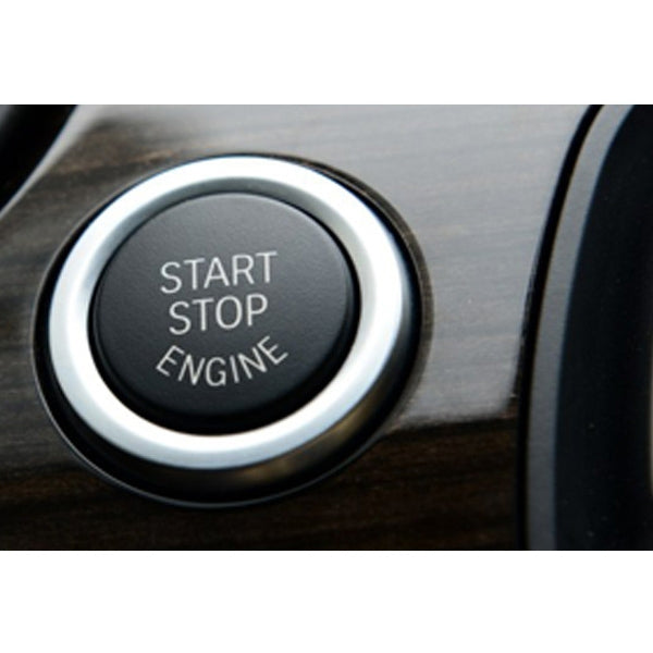 Car Start Stop Engine Button Switch Replace Cover 61319153832 for BMW 5 / 6 / 7 Series F Chassis without Start and Stop 2009-2013
