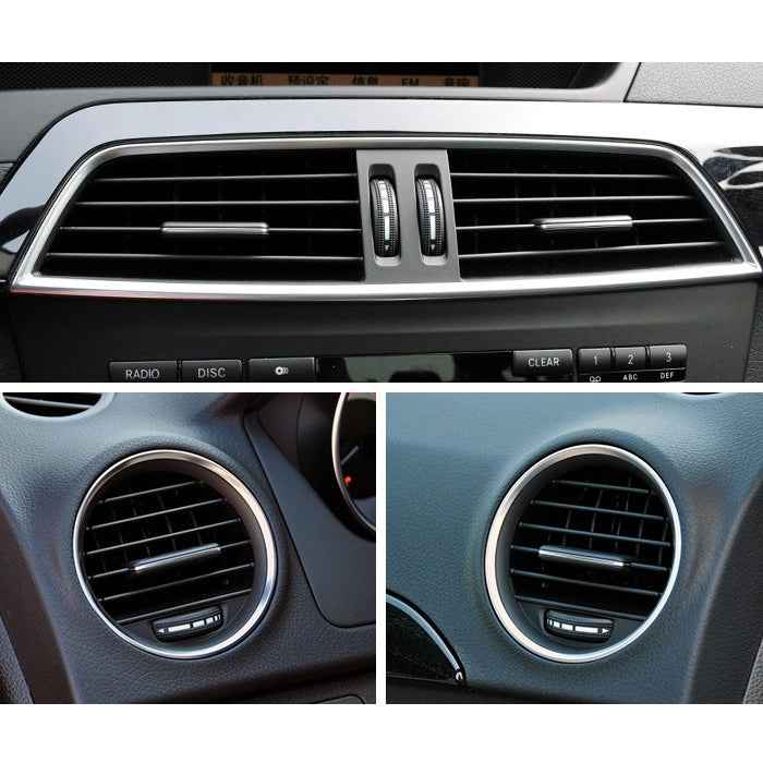 Car Air Conditioning Exhaust Switch Paddle Air Conditioning Leaf Clip for Mercedes-Benz W204 2011-2014
