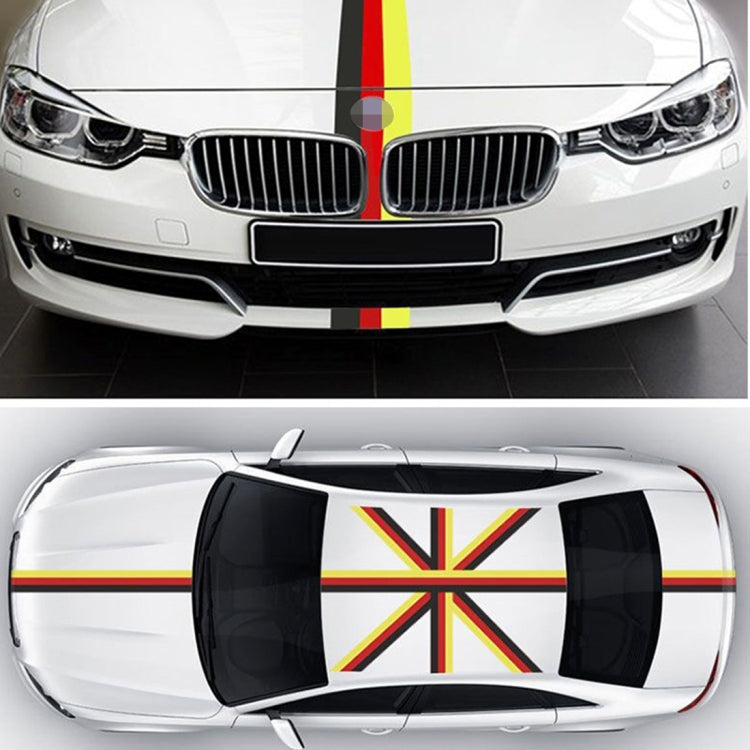2m German Flag Car Plastic Wrap Sticker Decal Film, Germany Natianality Flag/2m