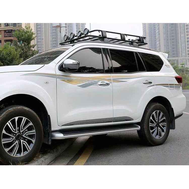 5 PCS SUV Body Decorative Strip Brand Car Streamline Shining Sticker for Nissan TERRA 2019