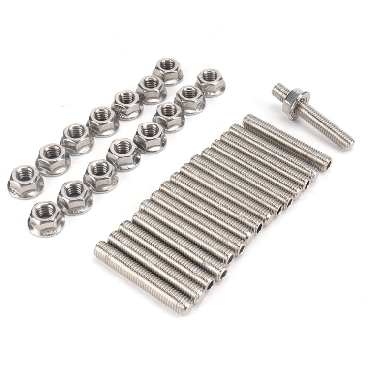 Car Stainless Exhaust Manifold Stud Kit for Ford 4.6 & 5.4L V8, For Ford 4.6 & 5.4L V8