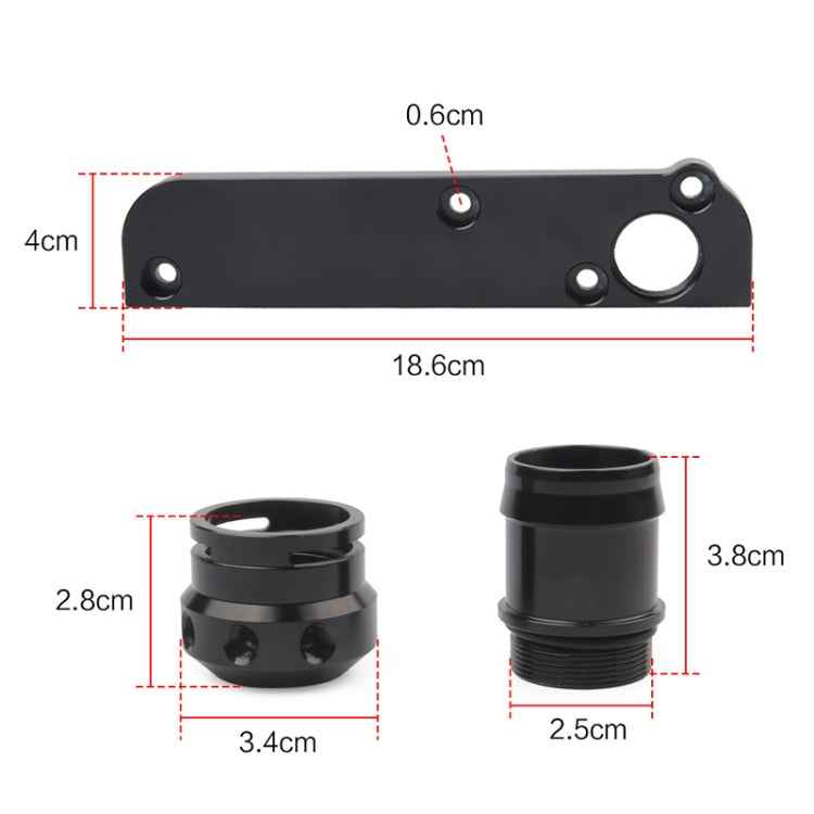 Modified Forged PCV Care Board Kit PCV Delete Plate for Audi / Volkswagen Golf PCV Vacuum Adapter