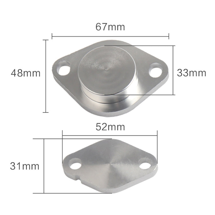 Car Aluminum Full EGR Removal / Blanking Kit for Land Rover Discovery 3 / Range Rover Sport TDV6, Car EGR Removal / Blanking Kit