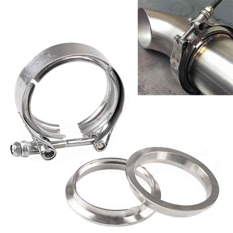 2.5 inch Car Turbo Exhaust Downpipe V-Band Clamp Stainless Steel 304 Flange Clamp