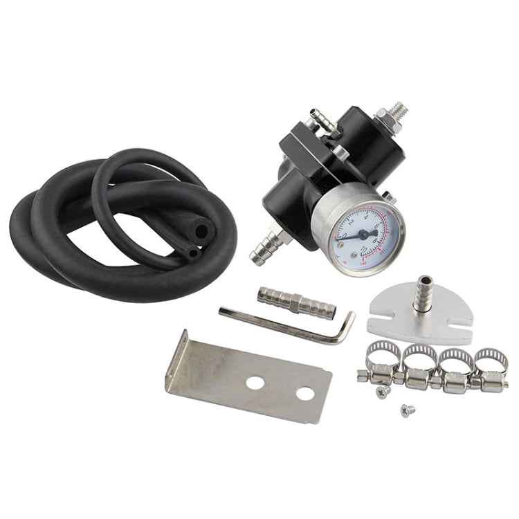 0-140PSI Universal Car Fuel Pressure Regulator with Gauge Adjustable Oil Pressure Regulator