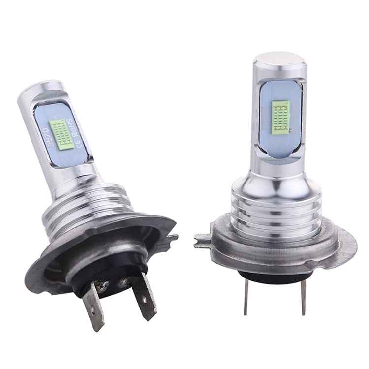 2 PCS H7 72W 1000LM 6000-6500K Super Bright White Light Car Fog LED Bulbs, DC 12-24V