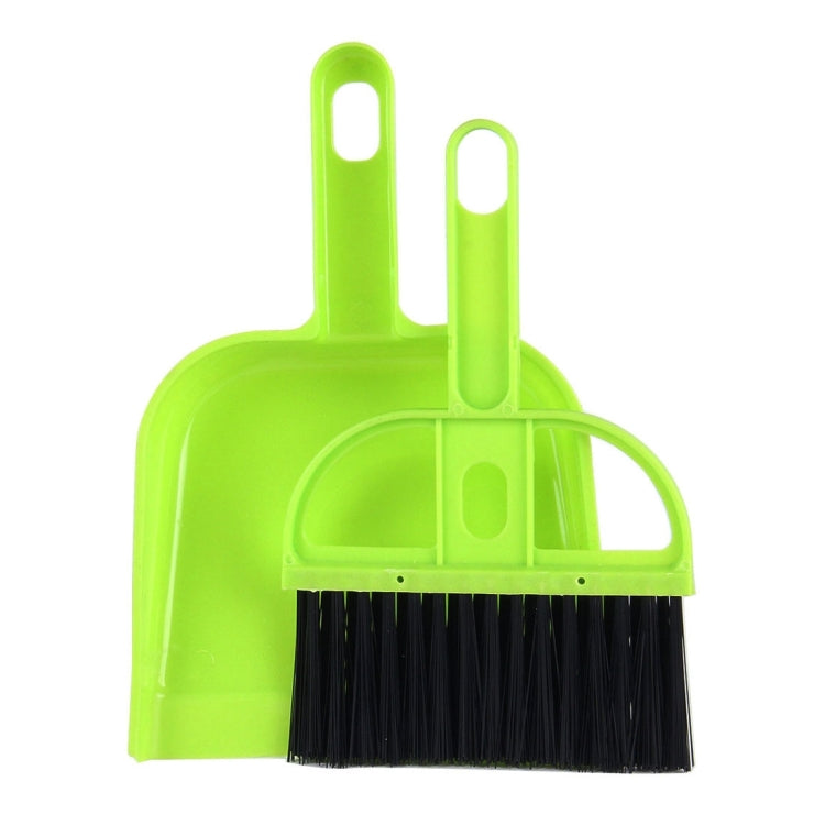 Mini Desktop Car Keyboard Sweep Cleaning Brush Small Broom Dustpan Set, 1 Set (Green), 1 Set (Blue), 1 Set (Magenta)