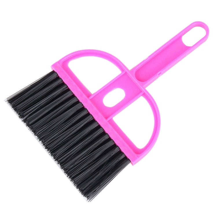 Mini Desktop Car Keyboard Sweep Cleaning Brush Small Broom Dustpan Set, 1 Set (Magenta), 1 Set (Green), 1 Set (Blue)