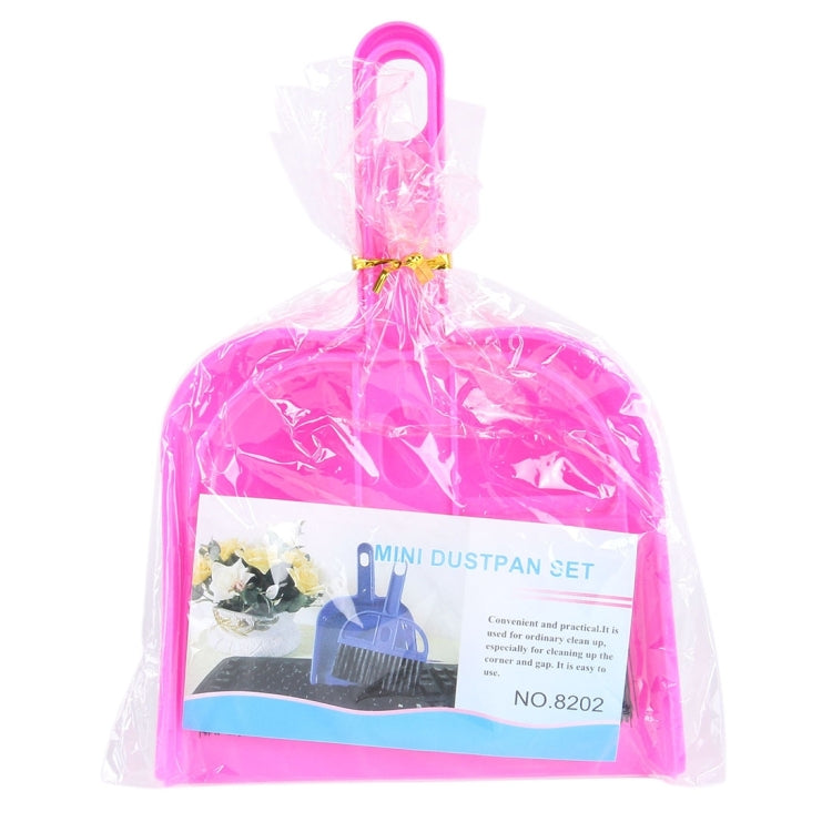 Mini Desktop Car Keyboard Sweep Cleaning Brush Small Broom Dustpan Set, 1 Set (Magenta), 1 Set (Green), 1 Set (Blue)