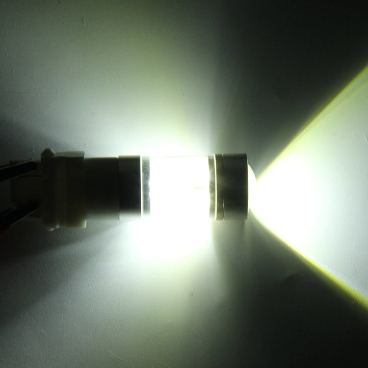 2 PCS T20/7443 350 LM 6000K Dual Wires 30W White Light 6 LED CREE Canbus Car Brake Light Bulb, DC 12V, T20