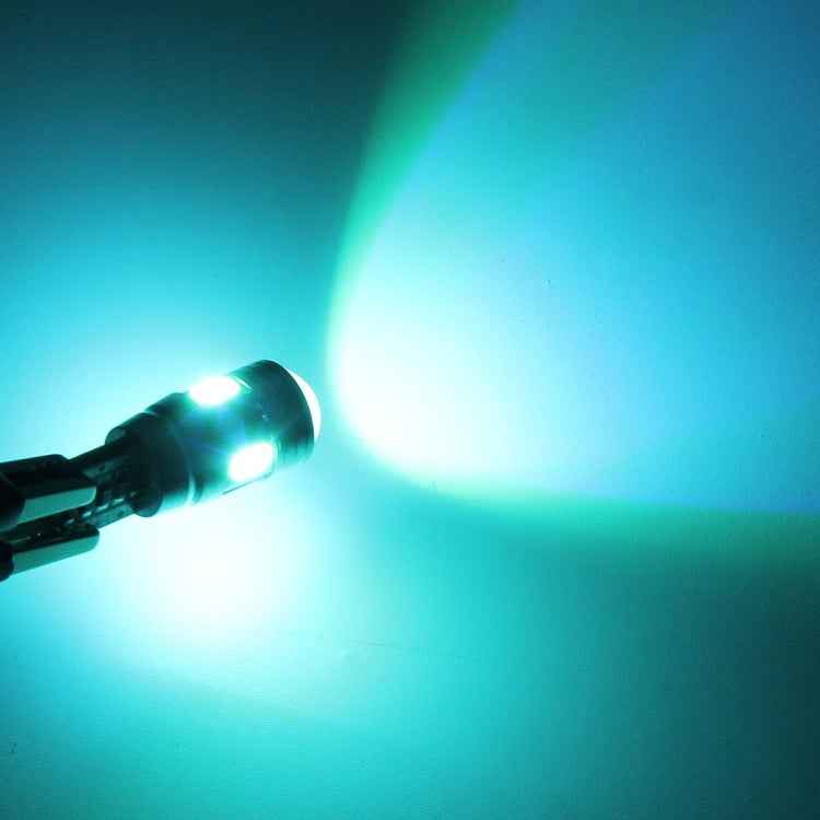 2PCS T10 3W Ice Blue Light 6 SMD 5630 LED Error-Free Canbus Car Clearance Lights Lamp, DC 12V