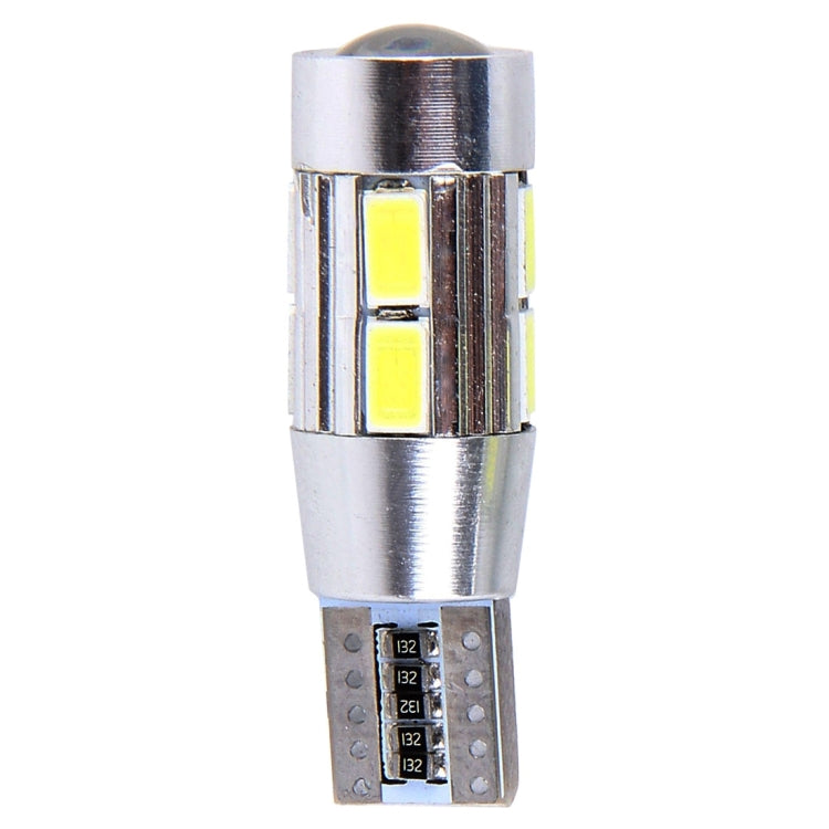 2 PCS T10 6W 10 SMD 5630 LED Error-Free Canbus Car Clearance Lights Lamp, DC 12V, 5630-10smd LED, 10 SMD 5630 LEDs