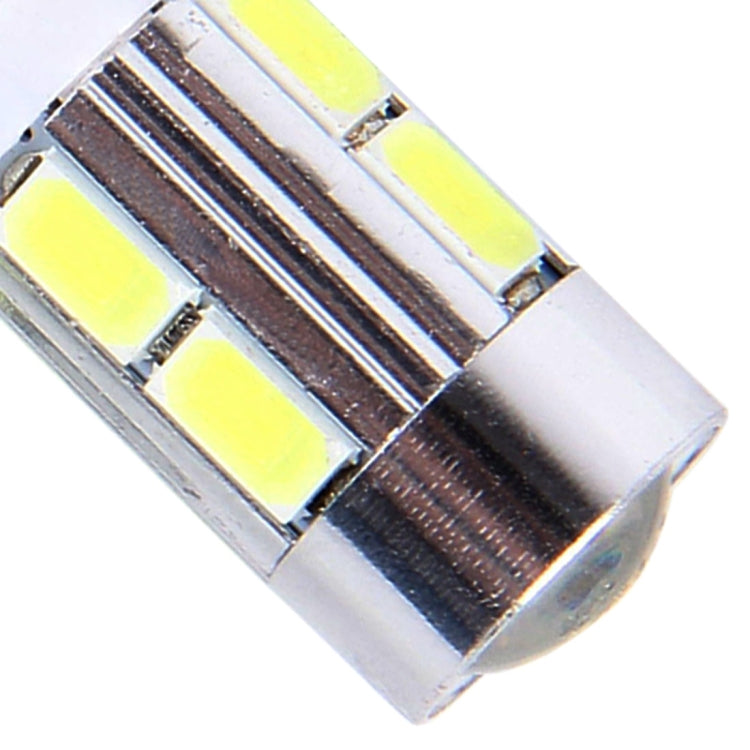 2 PCS T10 6W White Light 10 SMD 5630 LED Car Clearance Lights Lamp, DC 12V, 10 SMD 5630 LEDs