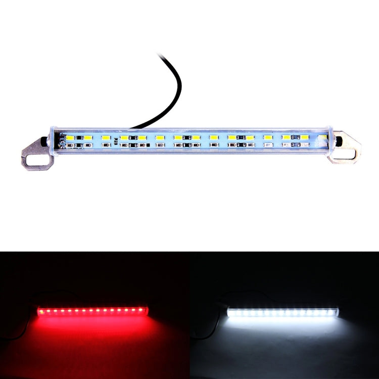 10W 30 LED SMD 2835 White Light + Red Light Car Backup Auxiliary Light Brake Light, DC 12V Cable Length: 60cm, Cable Length: 60cm