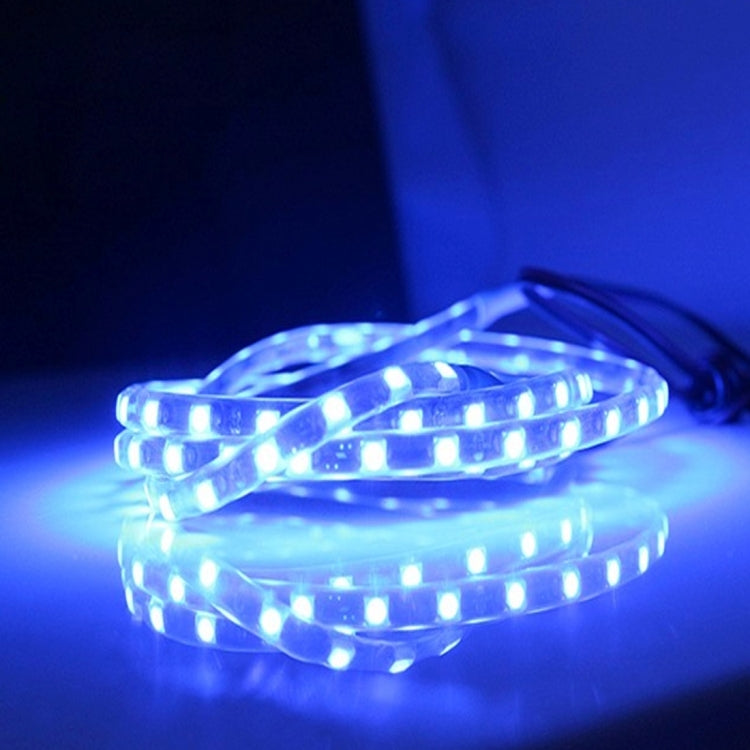 5 PCS Flow Style 45 LED 3528 SMD Waterproof Flexible Car Strip Light for Car Decoration, DC 12V, Length: 90cm, 90cm Blue, 90cm Pink, 90cm Green, 90cm Ice blue, 90cm Red, 90cm White, 90cm Yellow