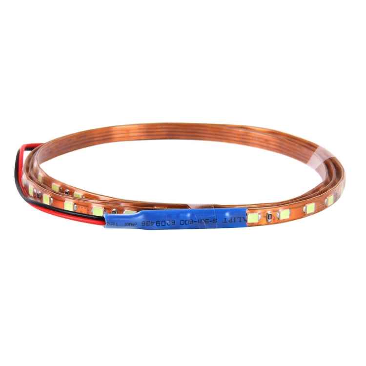 5 PCS Flow Style 45 LED 3528 SMD Waterproof Flexible Car Strip Light for Car Decoration, DC 12V, Length: 90cm