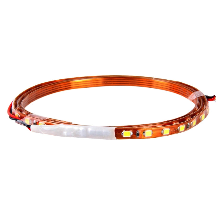 5 PCS Flow Style 45 LED 3528 SMD Waterproof Flexible Car Strip Light for Car Decoration, DC 12V, Length: 90cm, 90cm White, 90cm Yellow, 90cm Blue, 90cm Pink, 90cm Green, 90cm Ice blue, 90cm Red