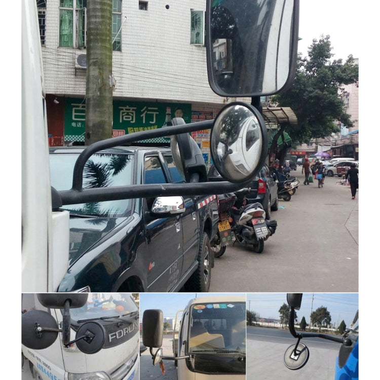 Car Rear Seat View Mirror Baby Child Safety Auxiliary Rear View Mirror with 2cm Clip, With 2cm Clip