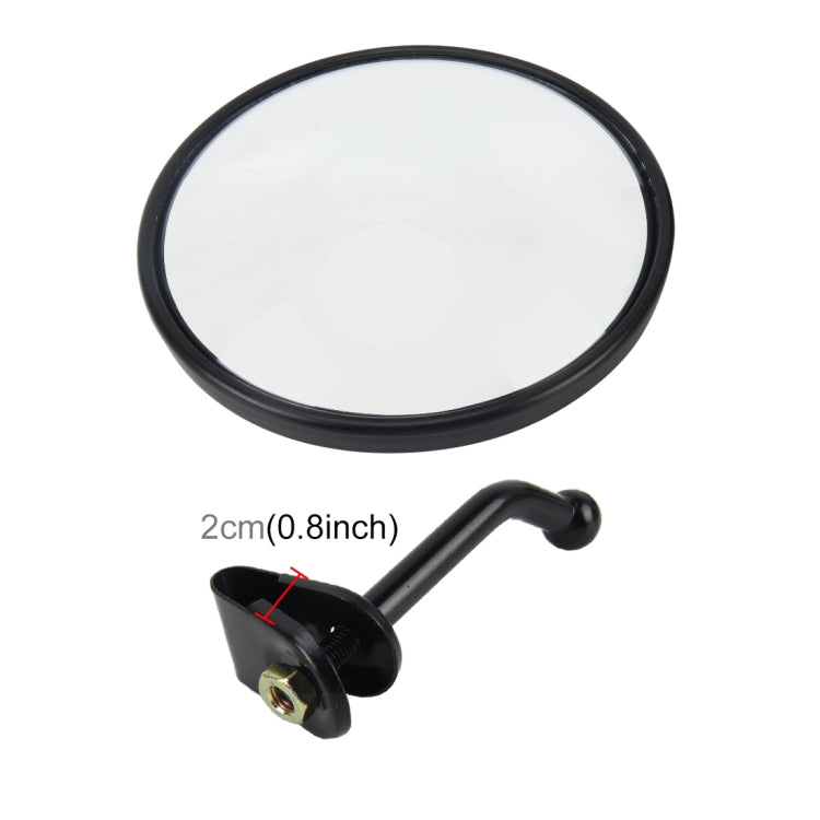 Car Rear Seat View Mirror Baby Child Safety Auxiliary Rear View Mirror with 2cm Clip, With 2cm Clip