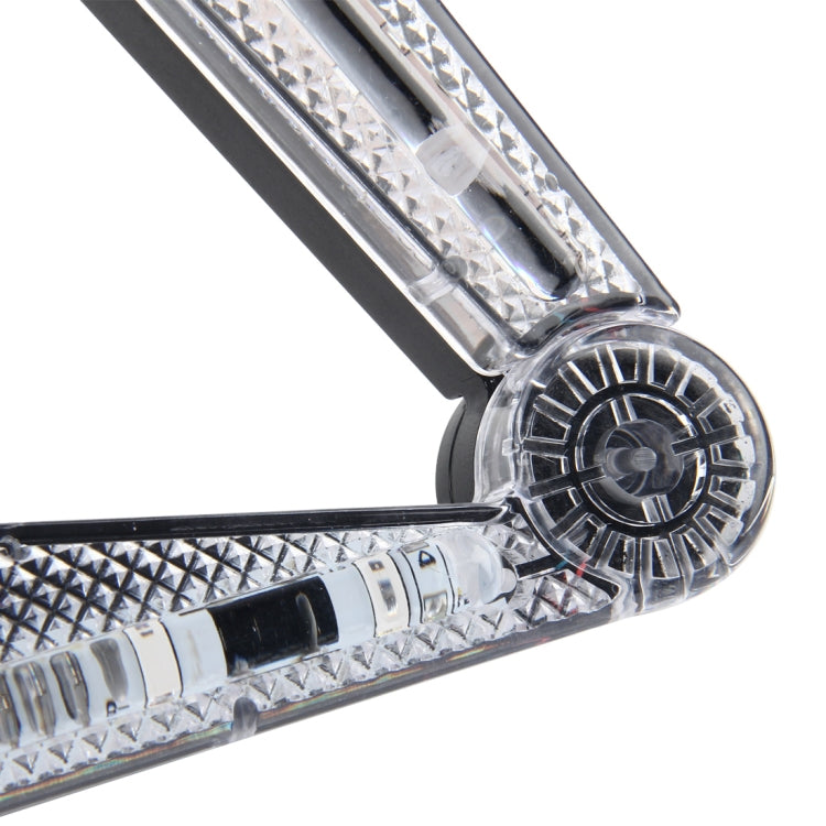 Solar Anti Collision Cupule Ranger Lamp Car Taillight LED Flash Warning Light Caution Light Foldable Solar Cupule Warning Lamp with Temporary Parking License, CS-N14