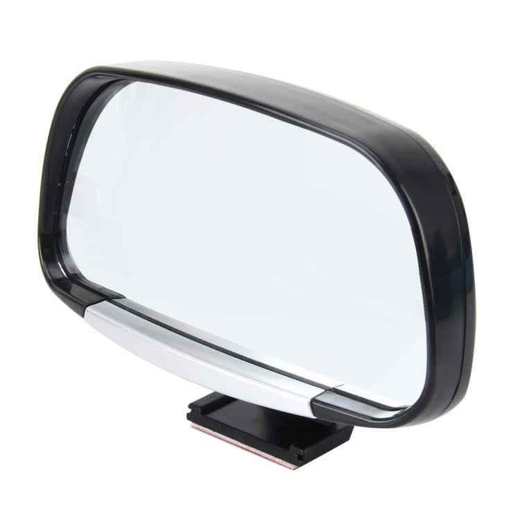 3R-081 Car Blind Spot Side View Wide Angle Convex Mirror Vision Collection Side View Mirror Blind Spot Mirror, 3R-081(Black), 3R-081(Silver)