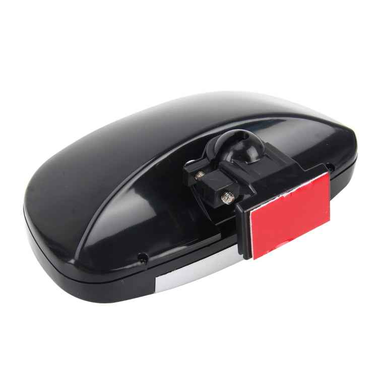 3R-081 Car Blind Spot Side View Wide Angle Convex Mirror Vision Collection Side View Mirror Blind Spot Mirror, 3R-081(Black), 3R-081(Silver)