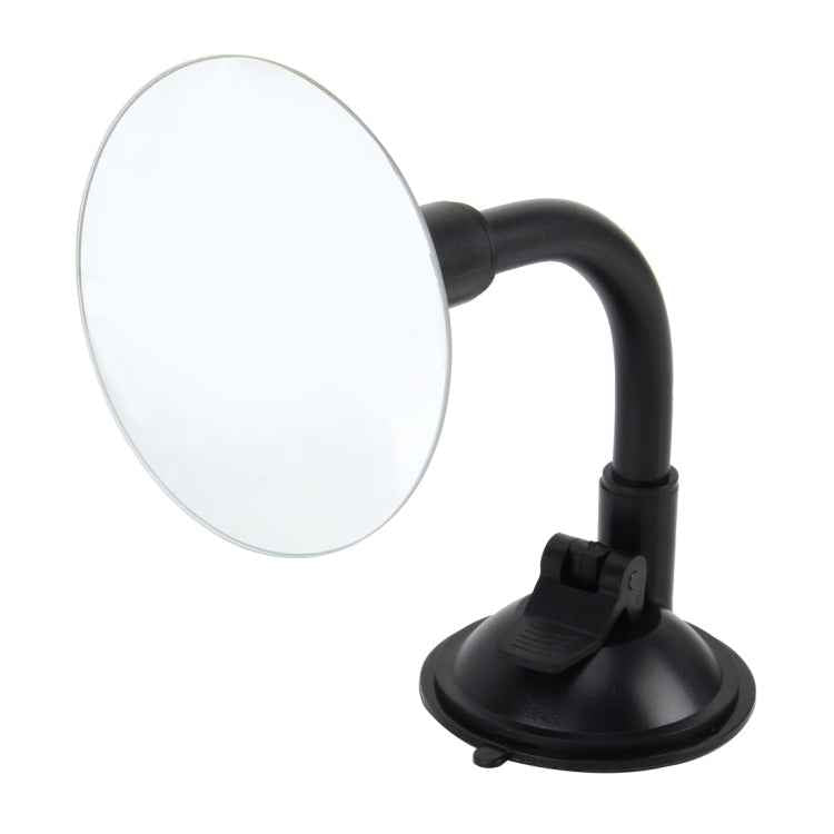 360 Degree Adjustable Car Interior Windshield Circular Blind Spot Mirror with Sucking Cup Holder