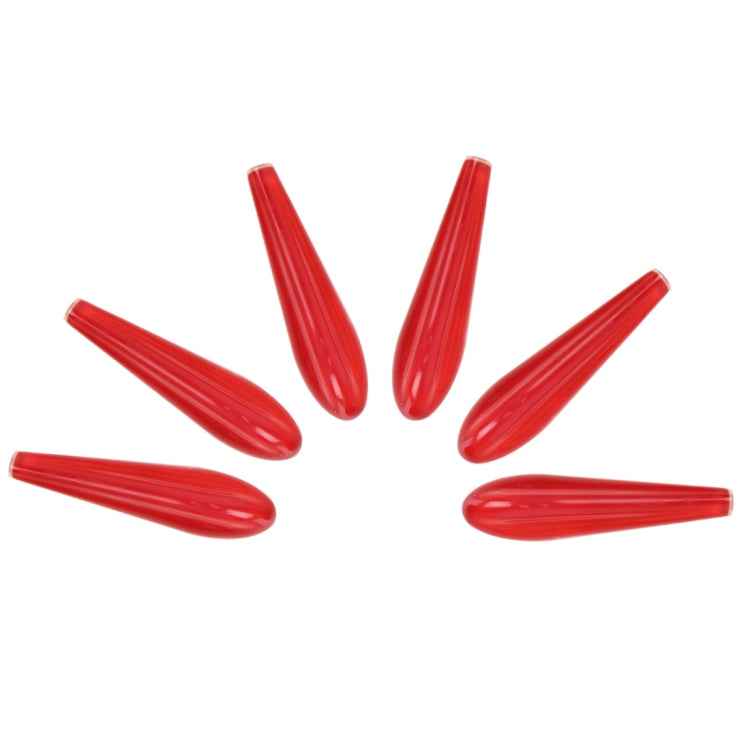 6 PCS Universal Resin Rear Spoiler Car Auto Rear Spoiler Exterior Rear Spoiler Kit Car Crash Strip Spoiler Routed Board Mute Rectifier Noise Reduction Spoiler