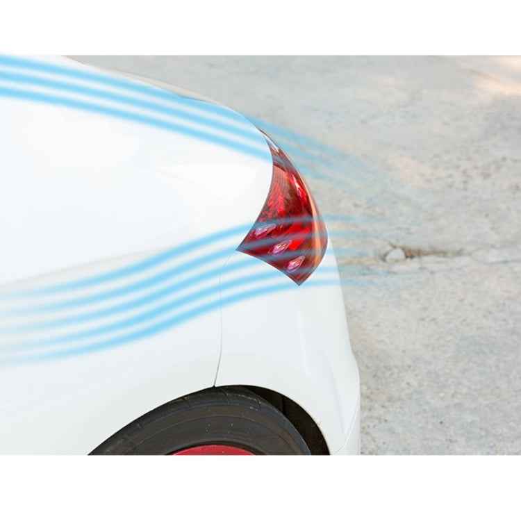 6 PCS Universal Resin Rear Spoiler Car Auto Rear Spoiler Exterior Rear Spoiler Kit Car Crash Strip Spoiler Routed Board Mute Rectifier Noise Reduction Spoiler