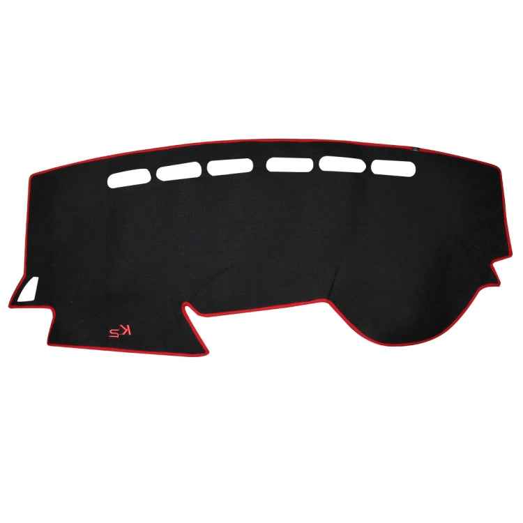 Left-hand Drive Car Light Instrument Panel Sunscreen Dashboard Mats Cover for Kia K2, Please Note Model and Year