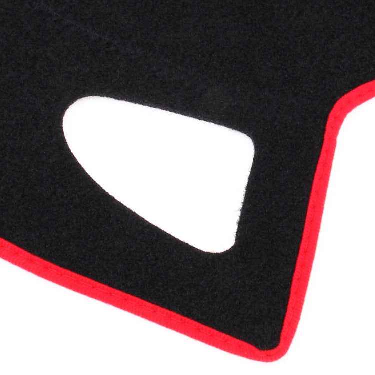 Left-hand Drive Car Light Instrument Panel Sunscreen Dark Mats Cover for Venucia B50 / R50