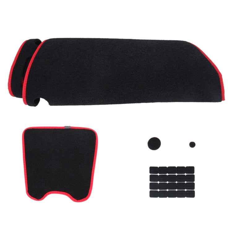 Left-hand Drive Car Light Instrument Panel Sunscreen Dark Mats Cover for Venucia B50 / R50