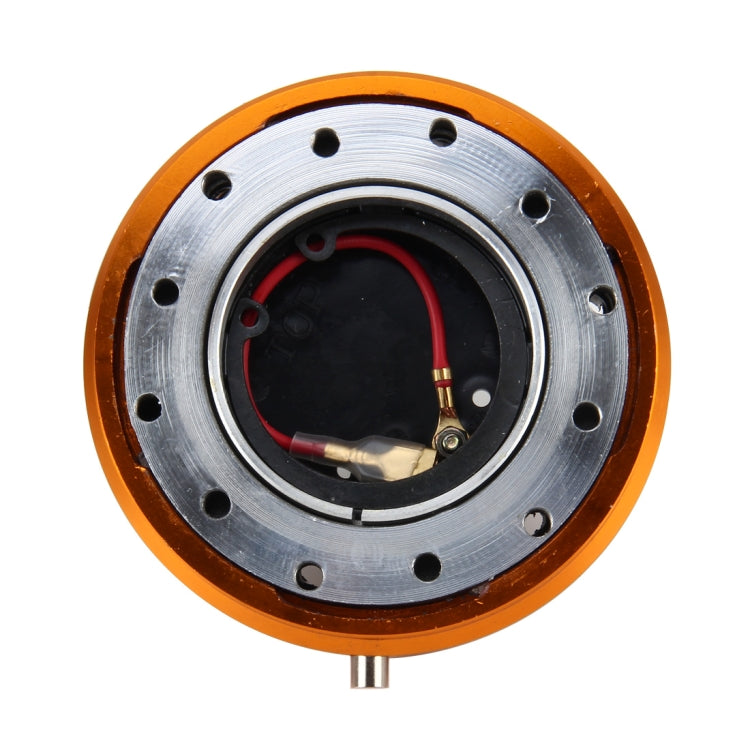 Universal Billet Aluminum Thin Version Auto Steering Wheel Quick Release Kit with Security Lock for Modified and Racing Car