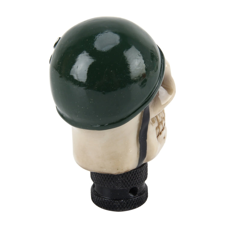 Universal Skull With A Hat Shape Car Gear Shift Knob Modified Car Gear Shift Knob Auto Transmission Shift Lever Knob Resin Gear Knobs, Skull Head Shape 5