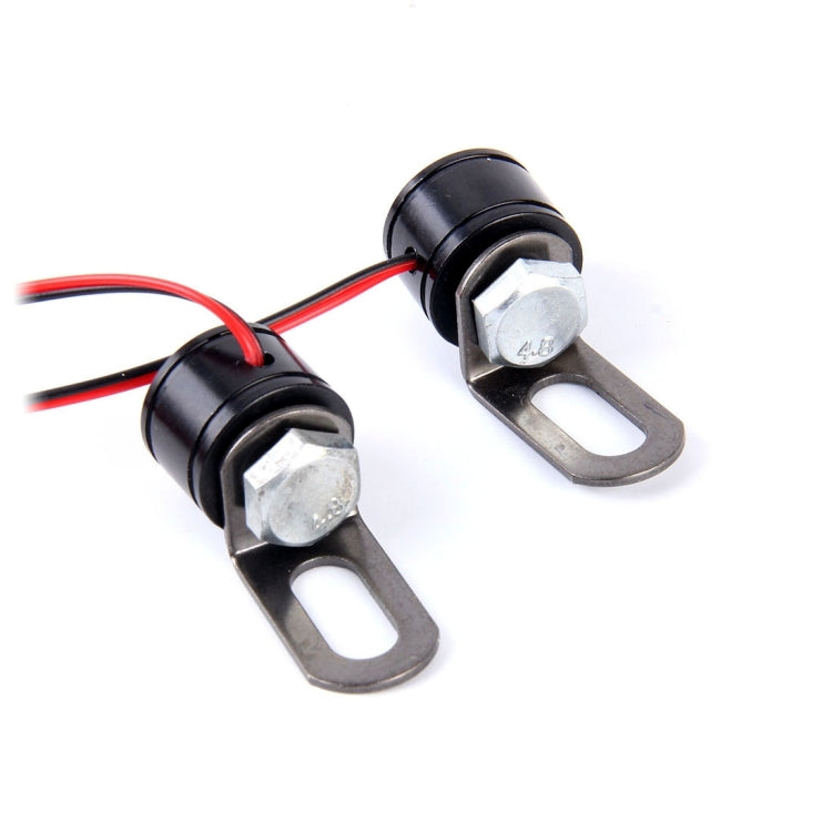 2 PCS 12V 3W Eagle Eyes LED Light For Motorcycle ,Wire Length: 45cm