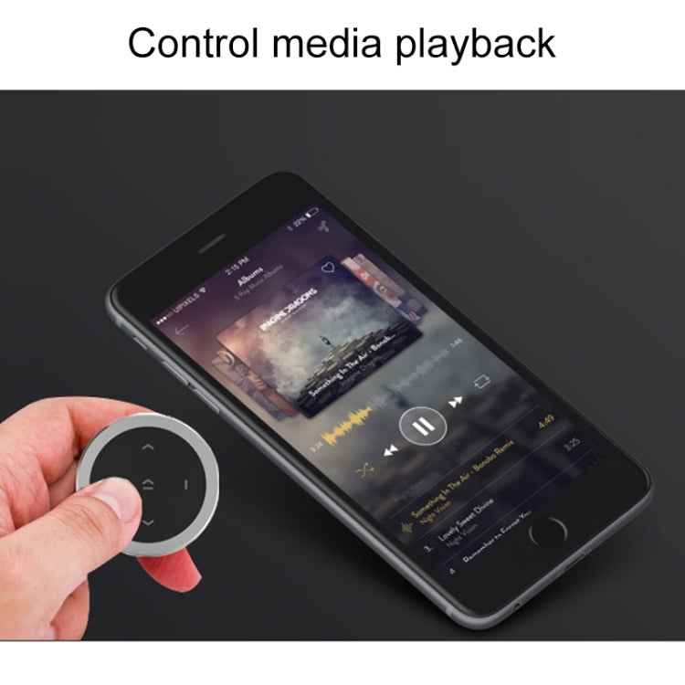 Car Wireless Bluetooth Controller Mobile Phone Multimedia Multi-functional Steering Wheel Remote Controller with Holder