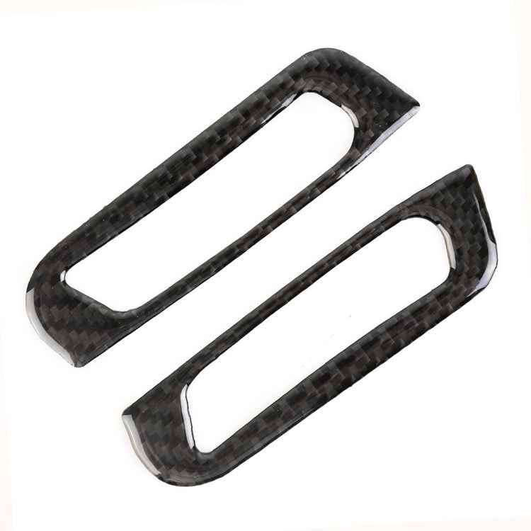 2 PCS Car A Column Air Outlet Carbon Fiber Decorative Sticker for Jeep Grand Cherokee