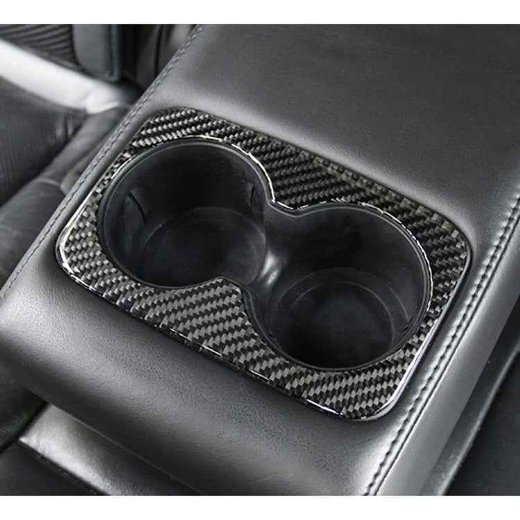 Car Water Cup Carbon Fiber Decorative Sticker for Jeep Grand Cherokee 2011-2018