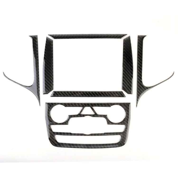 Car Central Control Navigation Carbon Fiber Decorative Sticker for Jeep Grand Cherokee 2011-2017