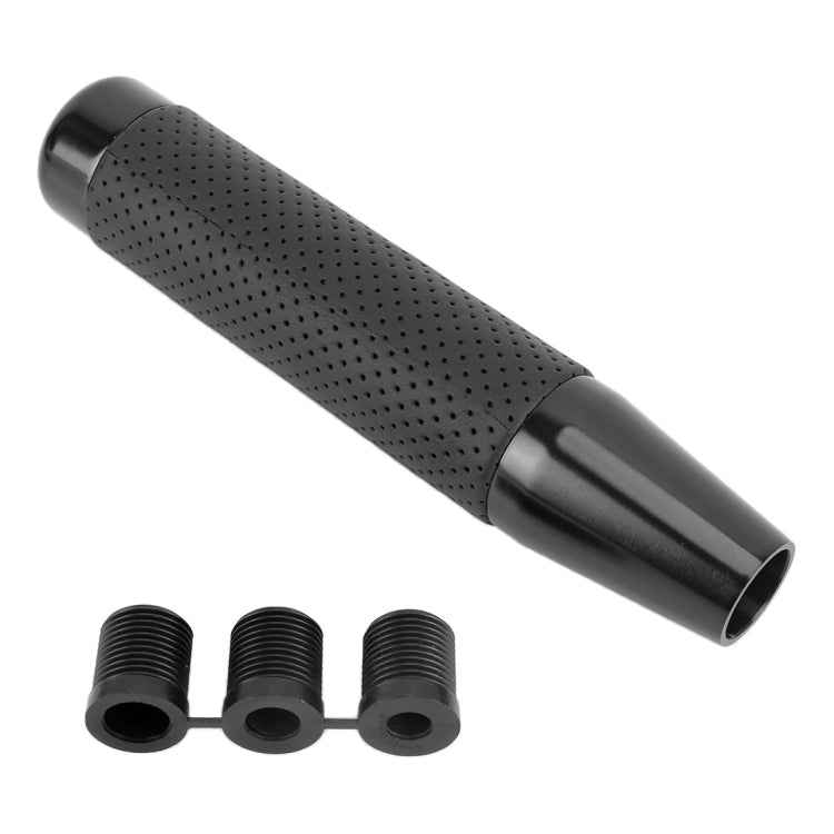 Metal Leather Long Column Car Shift Knob, Size: 18x3.3cm