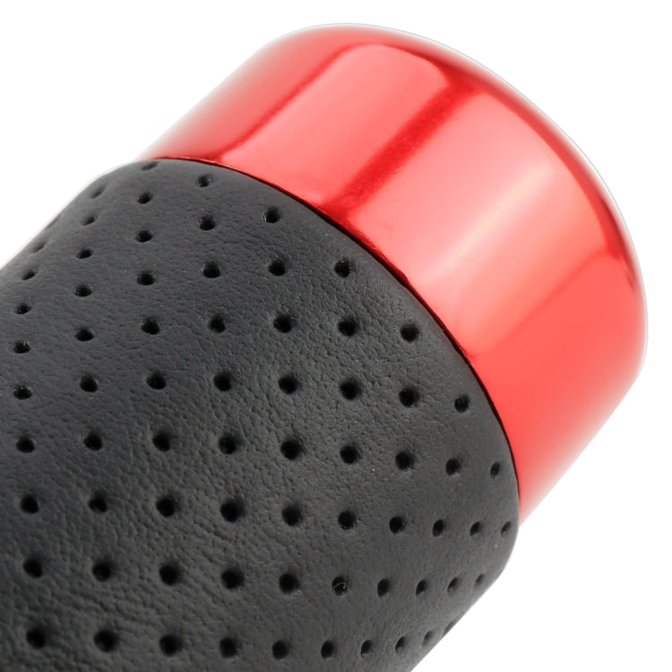 Metal Leather Long Column Car Shift Knob, Size: 18x3.3cm, Size: 18x3.3cm (Red), Size: 18x3.3cm (Silver), Size: 18x3.3cm (Black), Size: 18x3.3cm (Blue)
