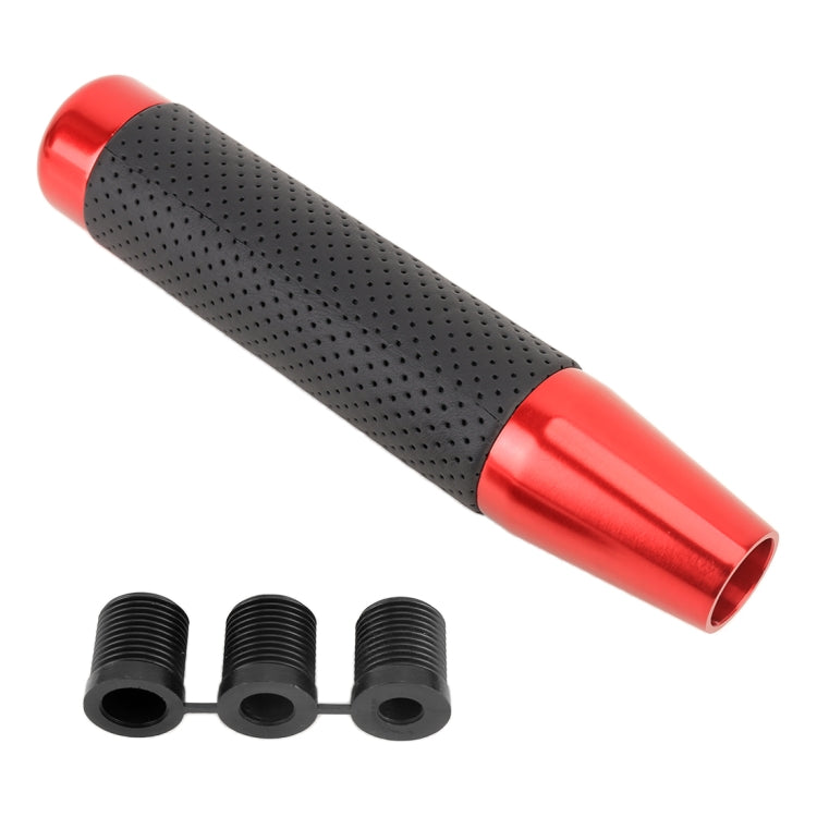 Metal Leather Long Column Car Shift Knob, Size: 18x3.3cm, Size: 18x3.3cm (Red), Size: 18x3.3cm (Silver), Size: 18x3.3cm (Black), Size: 18x3.3cm (Blue)